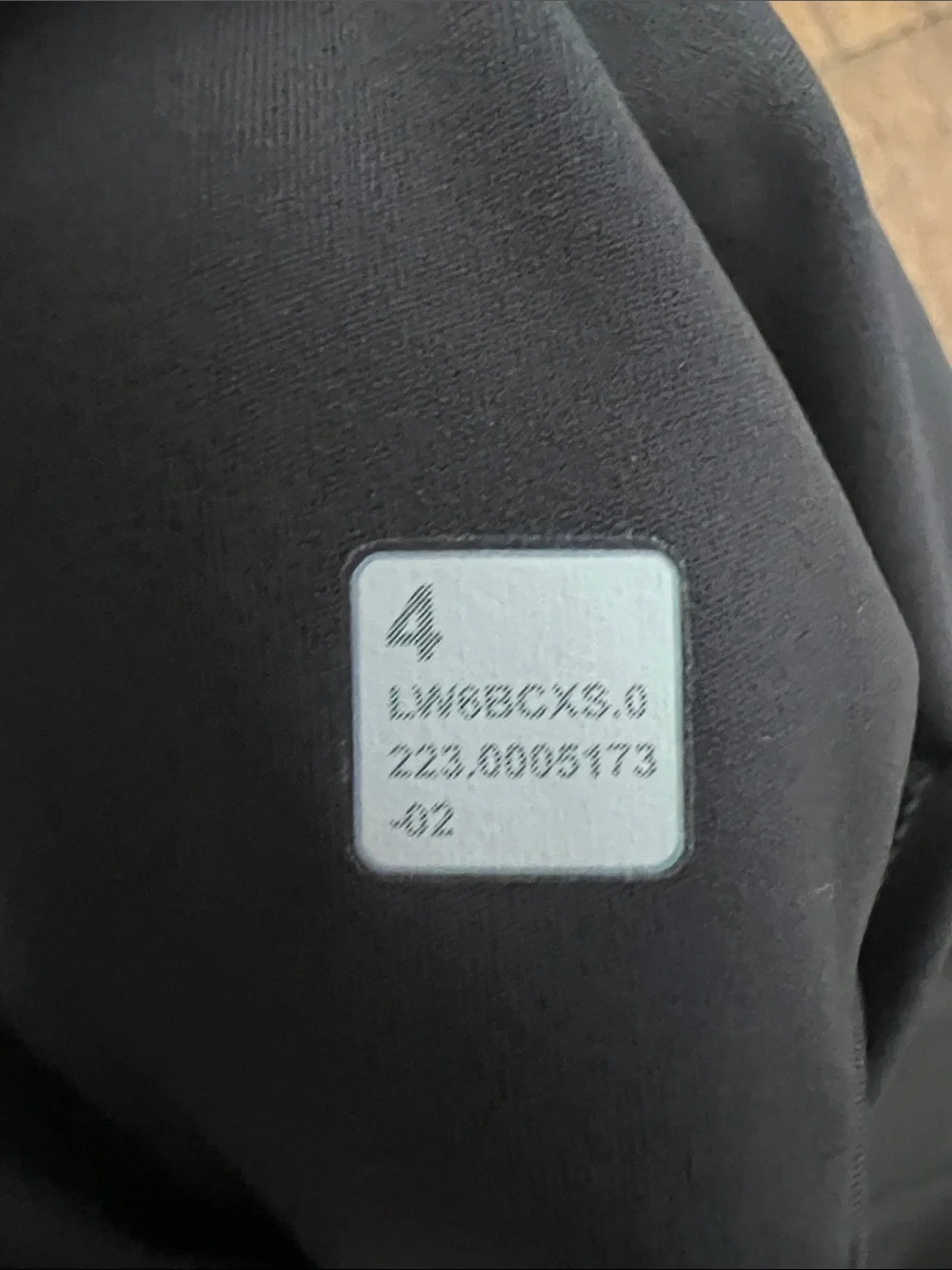 Lululemon Graphite Grey Fast and Free HR Crop 23